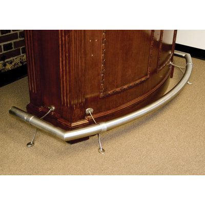 Outwater 2Ft Satin Stainless Steel Railing | 2" Diameter DIY Rail For Bars, Stairs & More