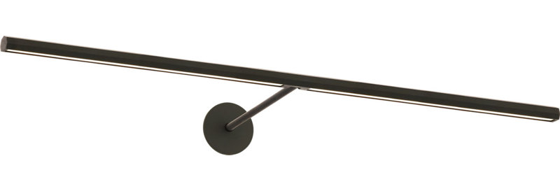 Plural Faceted Picture Light, Bronze, 0.7" H x 30" W x 8.9" D, 20.8