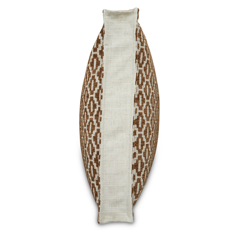 Eden Zimmer Square Pillow Cover & Insert, Brown