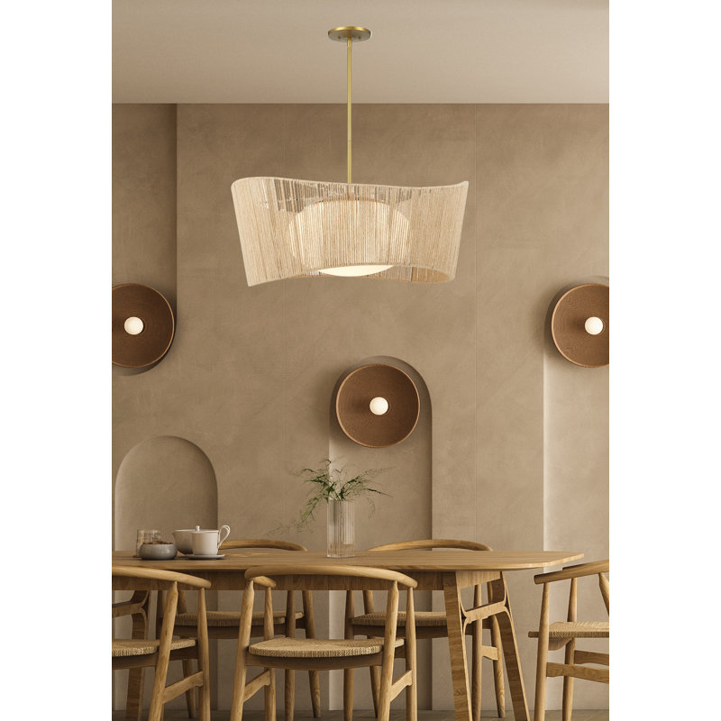Luminaire suspendu tambour 1 lumière