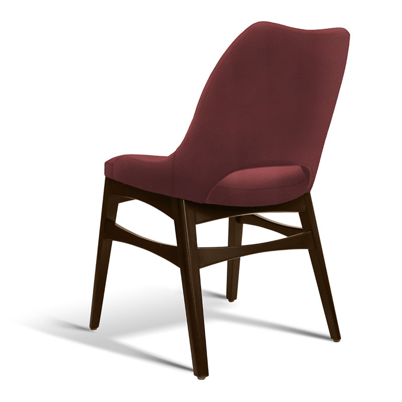 Henrik Side Chair, Dark Purple/Brown