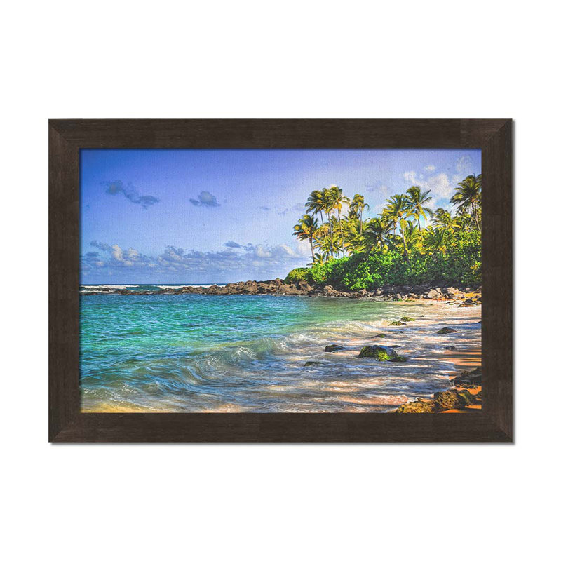 Turtle Beach par Kelly Wade. Impression sur papier - Monté et encadré, taille de l'image - 40 x 60, H 34 po x l 49 po