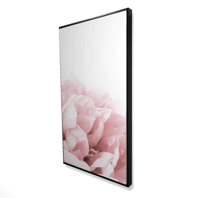 Peony Flower Dream - décor de toile encadrée romantique rose