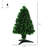 Tabletop Artificial Christmas Tree With Fibre Optic Lights And 85 Branches Lighted Quality