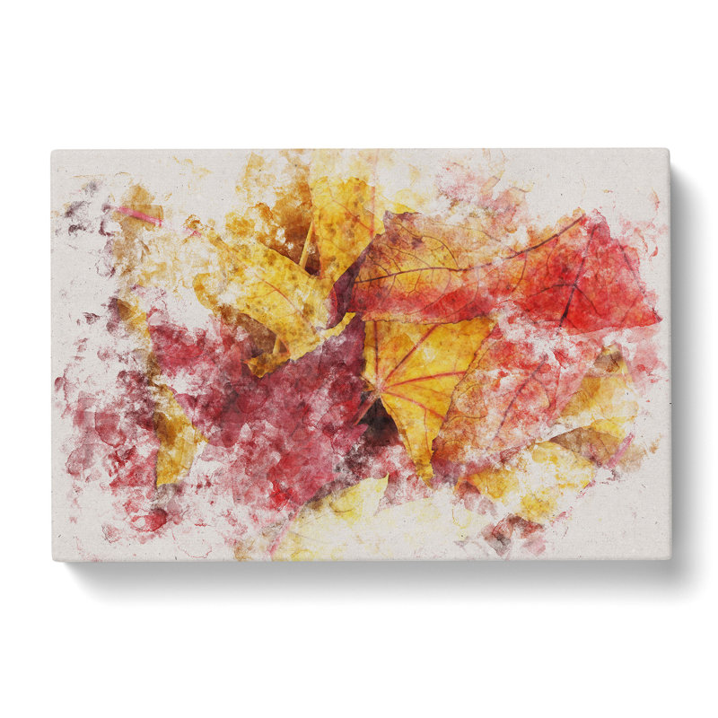 Autumn Leaves Vol.1 - Wrapped Canvas Print, 60cm H x 91cm W x 3cm D