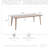 6-Person Rectangular Aluminum Dining Table-446526783