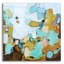 Art mural en verre épique «Le long du chemin» par Jamie Van Landuyt, 24 po x 24 po-424086027
