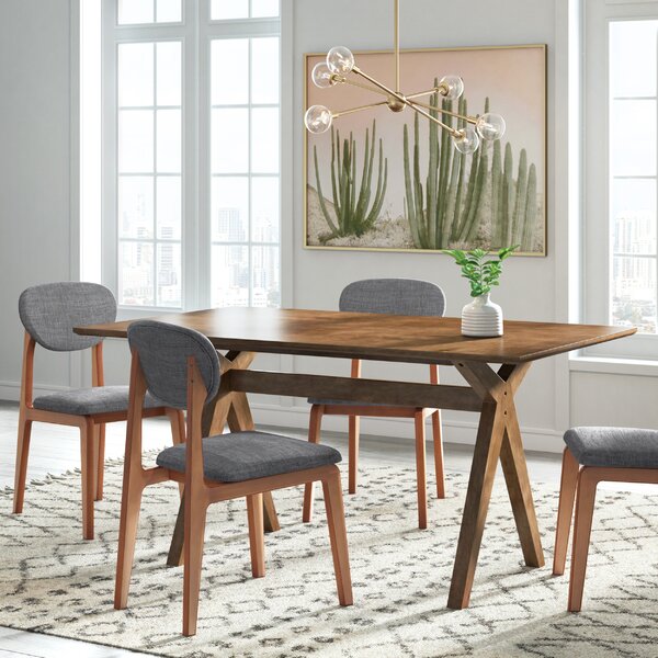 Elle Decor Coralie Mid-Century Modern Upholstered Dining Chair | Wayfair
