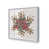 Cadre simple en chrome poli, bois massif