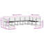 304cm Wide Patio Sectional Set