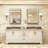 Sahiti Metal Framed LED Bathroom Mirror with Anti-Fog -1827015206