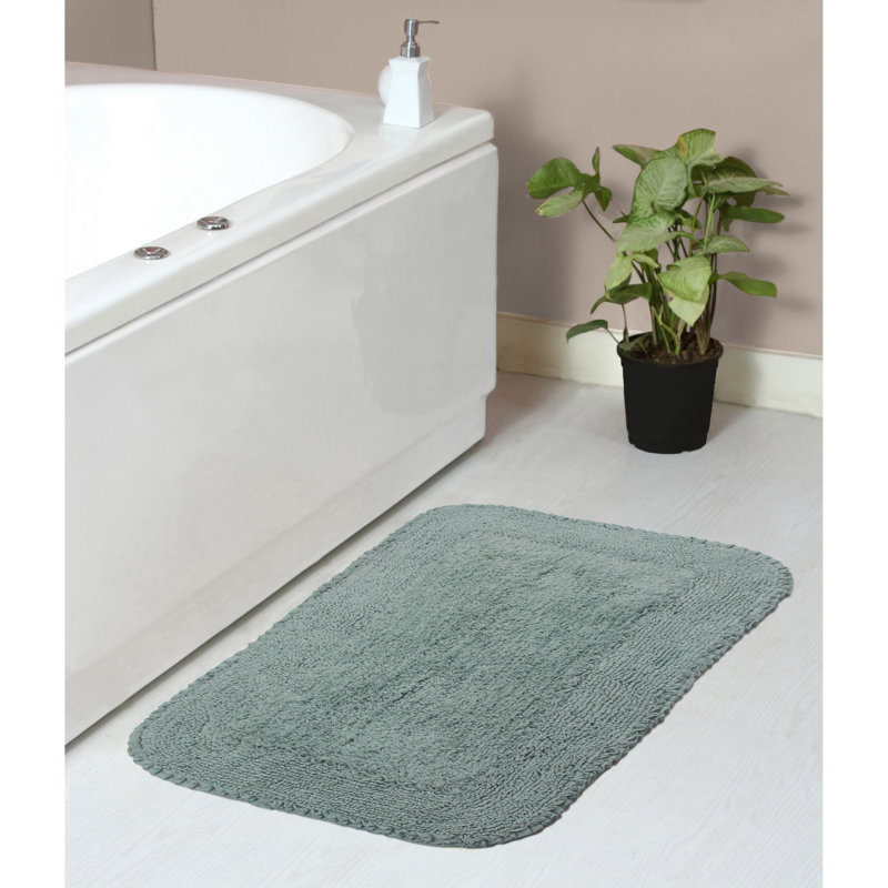 Maytham Bath Rug, Blue, Rectangle - 21" W x 34" L