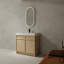 Freestanding Bathroom Vanity With Resin Sink & 2 Soft-Close Cabinet Doors-532573594