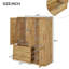 Armoire penderie 4 portes avec 3 tiroirs pour la chambre à coucher-1188181289