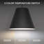 Luminaire suspendu conique à 1 lumière DEL Myla-86681467