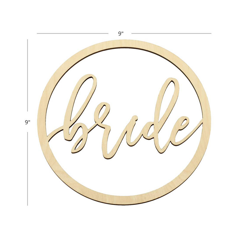 Ensemble de 2 enseignes de chaise de marié mariée