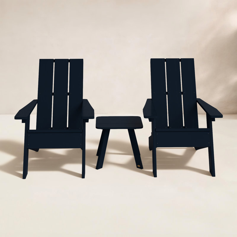 Byrnes 2 - Person Patio Conversation Set, Federal Blue