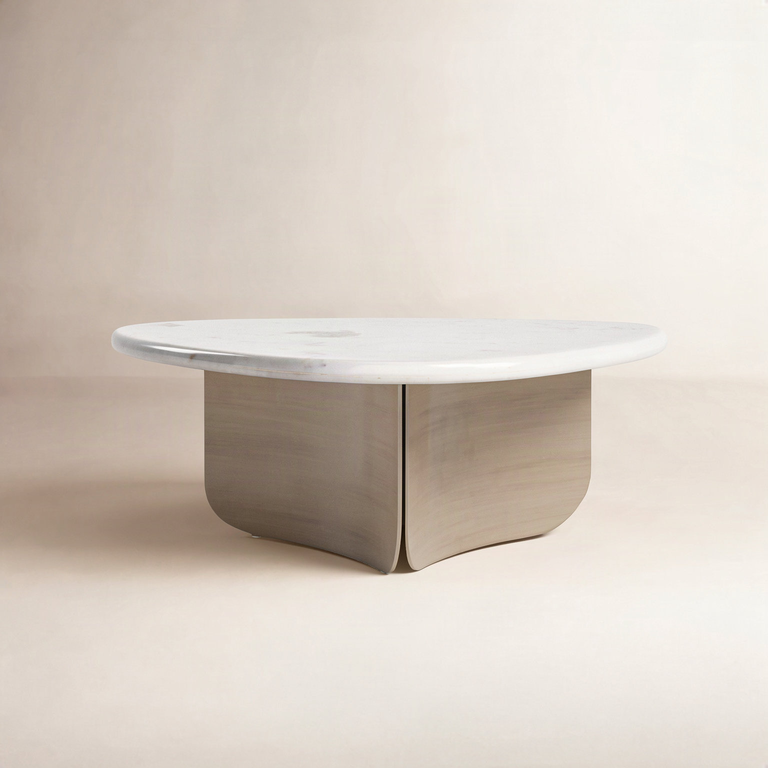 Humphrey 37" Genuine Marble Coffee Table