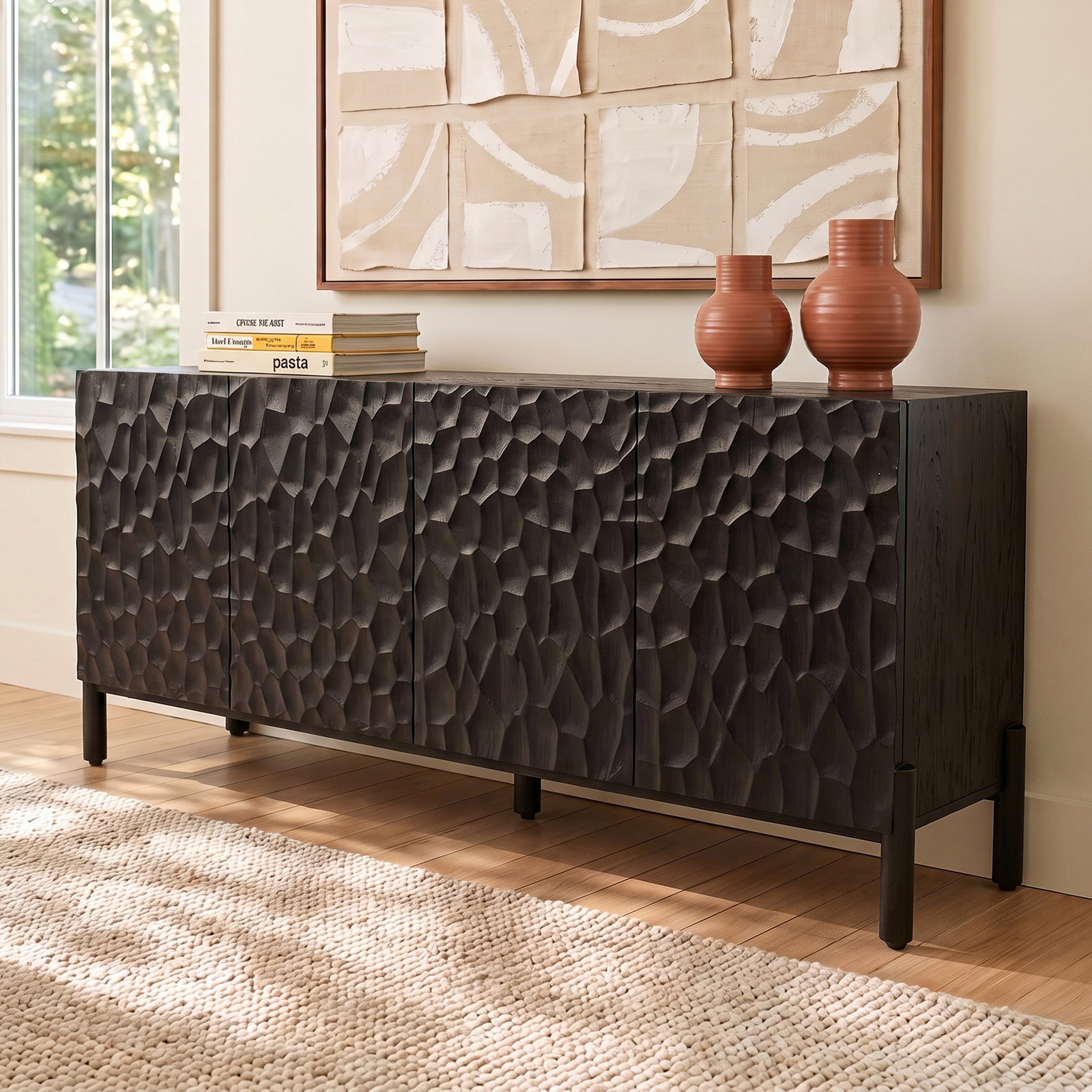 Fife Oak Sideboard, Black