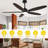 60" Black Modern Ceiling Fan with Light and Remote, 3-Color Temperature, 6-Speed Quiet DC Motor Ceiling Fan for Living Room, Bedroom