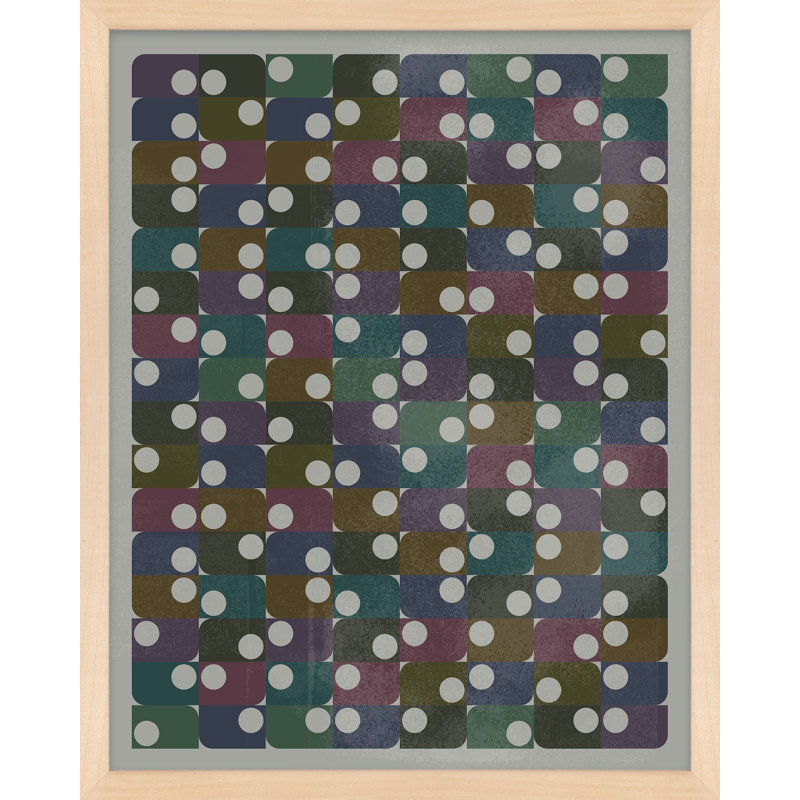Syncopation Print by Jacques Pilon, 25" H x 20" W, Brown Framed