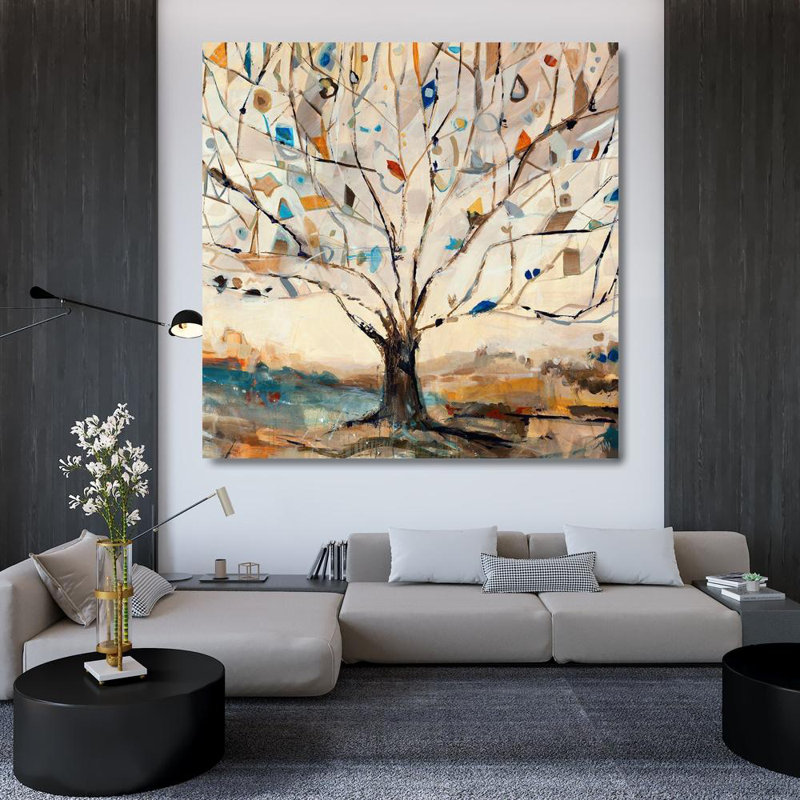 «Red Barrel Studio® Maas, Jodi Gallery, art sur toile tendue: Merkaba Tree 1912488