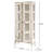 Wood Display Unit White Distressed | 