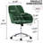 Home Bedroom Ergonomic Chair - Velvet, Precise Spine Support, Golden Base Sitting Solution Velvet Chair, Stable Base, Reducing