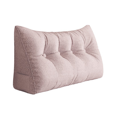 Sit-up Back Comfort Soft Triangular Bed Backrest Headboard Wedge Reading Pillow Compression