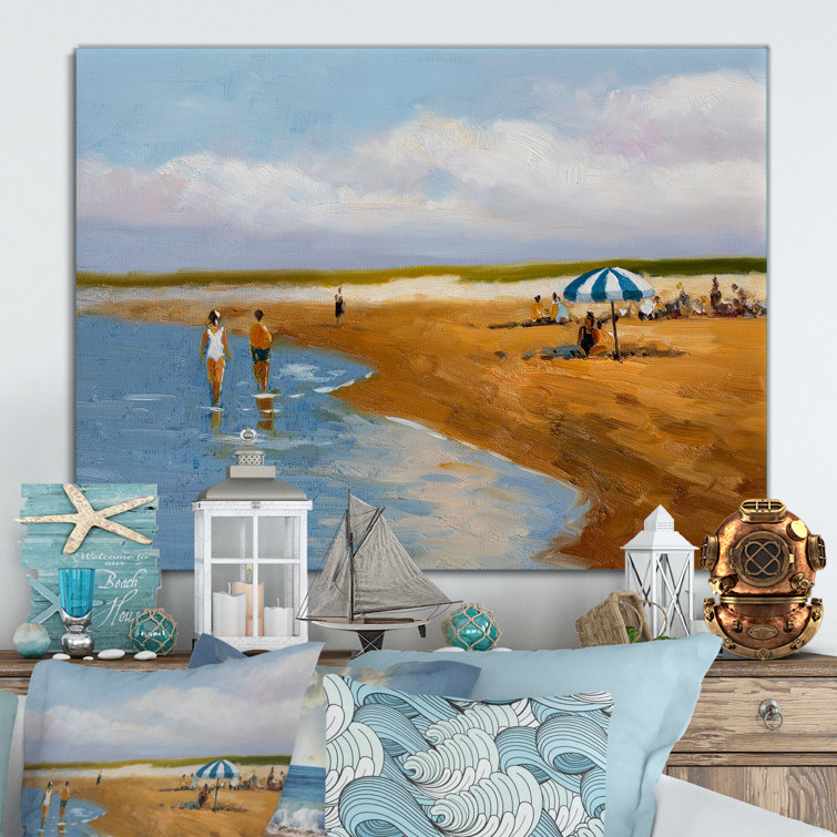 Out to Sea Framed Canvas Wall Art