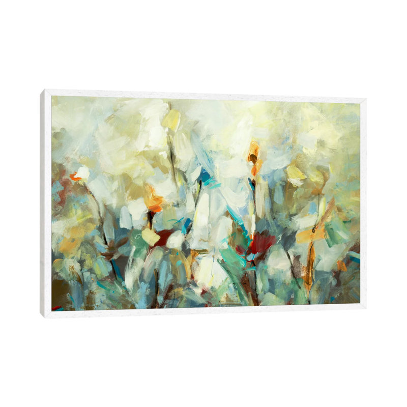 Ode To Monet V by DAG, Inc. - Painting on Canvas, White Framed Canvas, 101.6 cm H x 66.04 cm W