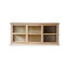 Vitrines en bois massif et verre trempé Burlywood