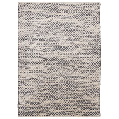 Smooth Comfort Geometric Wool and Cotton Hand Woven Area Rug