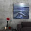 Art mural en métal Brayden Studio «Bluescape V» par Chris Paschke-821916032