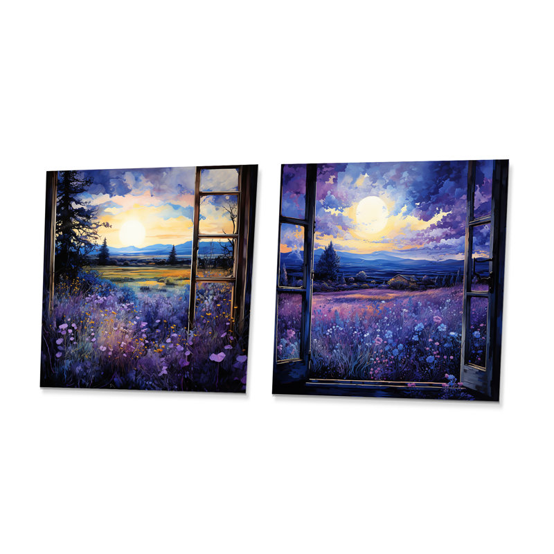 Lavande Horizon Country Side Windows I - Farm Windows, H 23 po x l 46 po