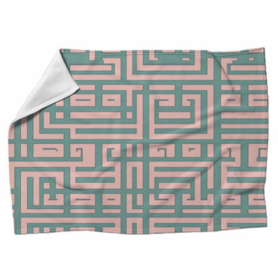 Machine Printed Throw Blanket