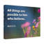 All Things Mark 9:23 Christian Wall Art, verset de la Bible, impression prêt à accrocher-1601867615