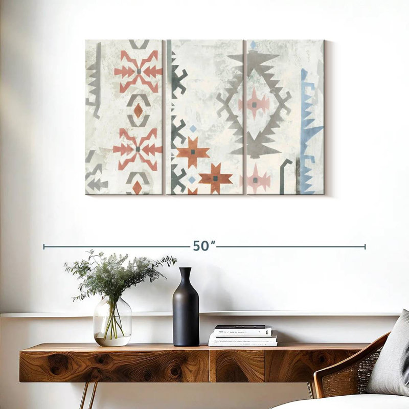 Lelar Southwest Design I Boho, 24" H x 38" W