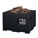 Leslie Square Composite Material Propane Smokeless Fire Pit