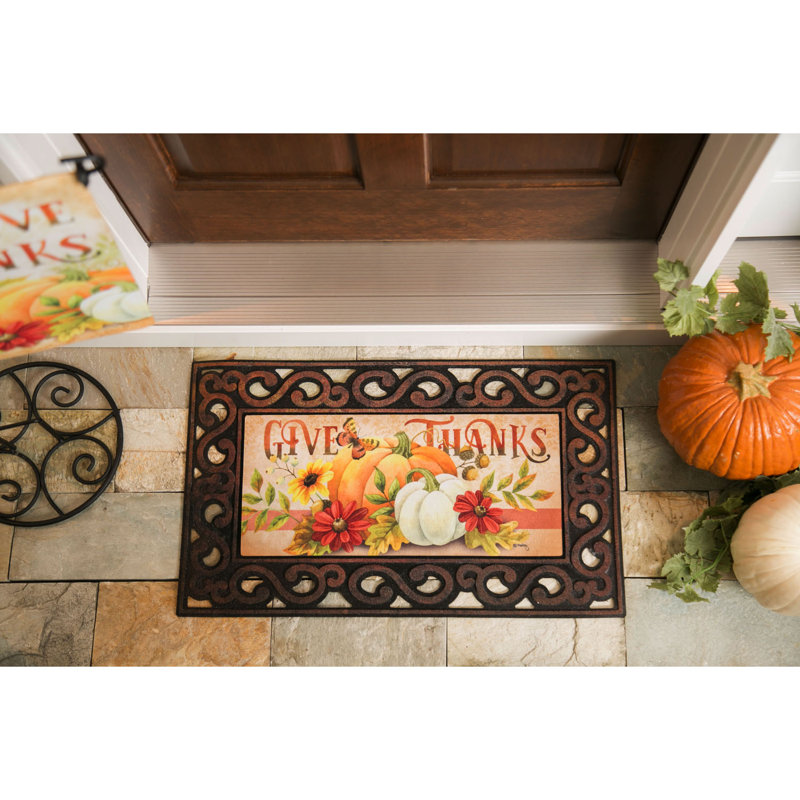 Non-Slip Thanksgiving Doormat