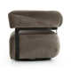 Lize Upholstered Swivel Barrel Chair