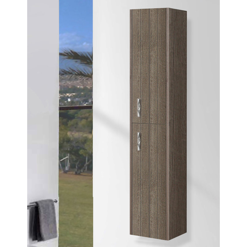 Linen Cabinet, Light Oak