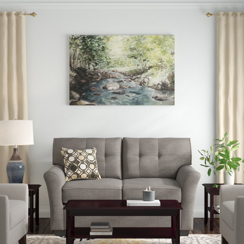 'Virginia Woods IV' by Natasha Chabot - Painting Print, 81cm H x 122cm W, Wrapped Canvas