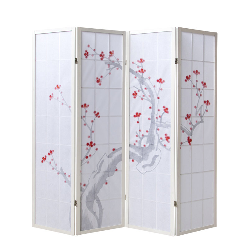 Madison Wood Room Divider, 4 panels