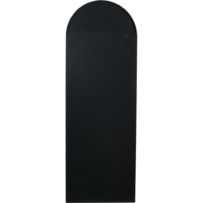 Stainless Steel Arch Wall Mirror, Black