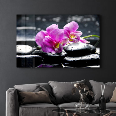 Elegant Tempered Glass Wall Art Painting, 13.8 x 21.7 inches | 100% Tempered Glass, Thickness: 0.16 inches | UV Printed for Vibrant Colors | Perfect for Home Decor, Living Room, & Office Spaces