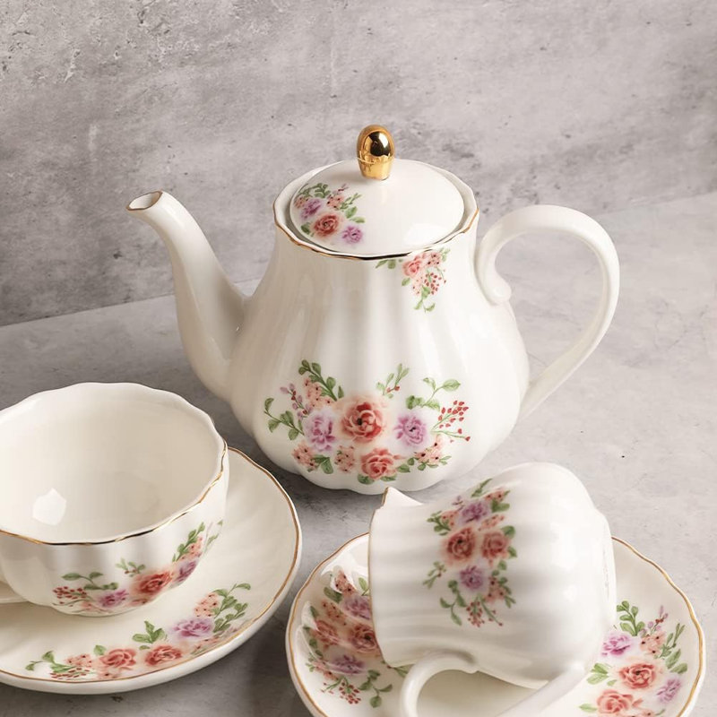 British Royal Series Porcelain Tea Set