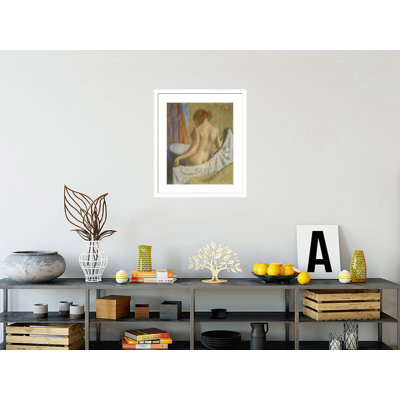 After the Bath by Edgar Degas -Framed Giclee Print
