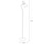 Lampe sur pied arquée 71,92 po Cawe