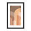 «Abstract Retro Geometric II» par Kathrin Pienaar - Œuvre d'art encadrée sur papier-81386828-131292292-131292294